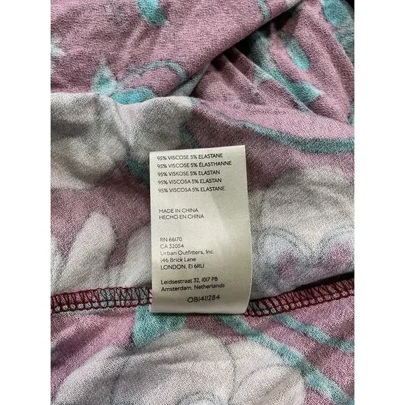 Free People Burgundy Floral Button-Down Jumpsuit - Picture 5 of 5